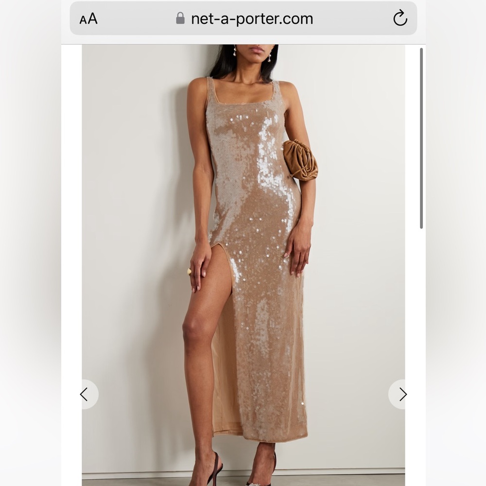 STAUD Le Sable sequin dress